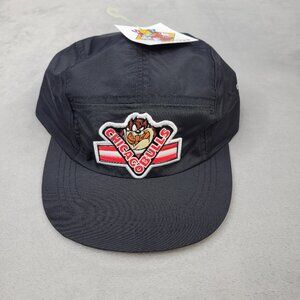 Chicago Bulls Hat Cap Boys Strapback Five Panel Taz Vintage Deadstock Youth Kids